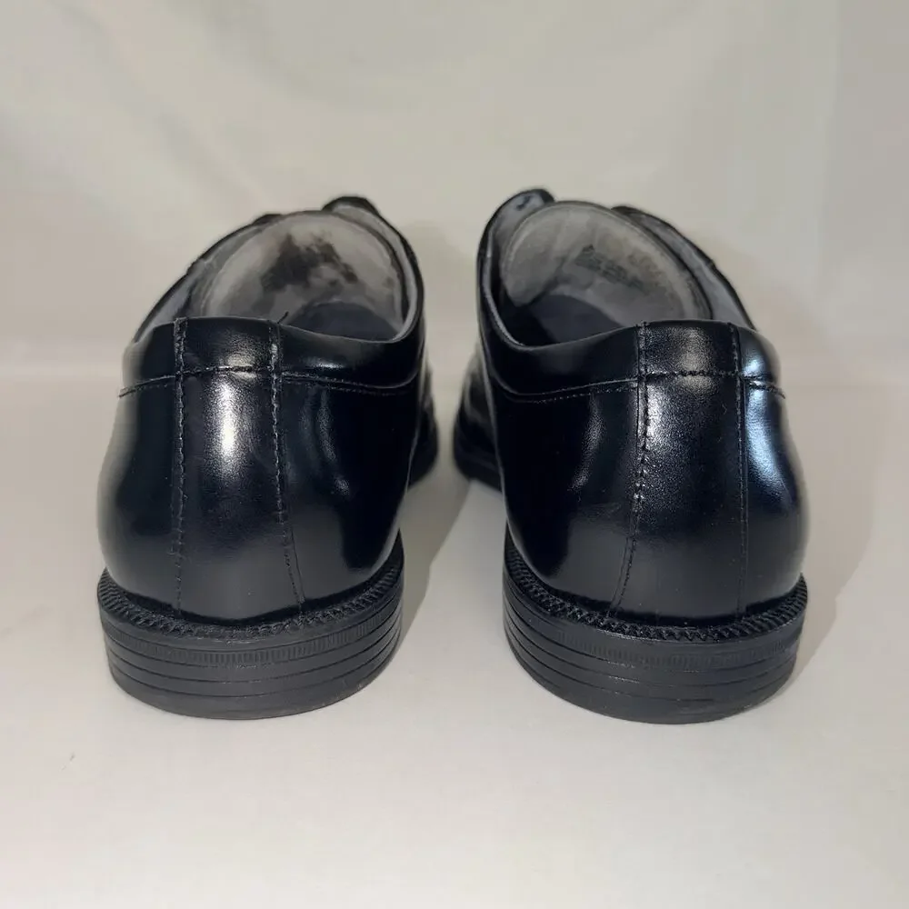 Florsheim Men’s Forum Moc Toe Oxford Dress Shoes Black Leather Size 10D